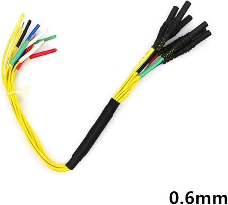 HT306 6 Channel Universal Automotive Oscilloscope With 4 Probe Sizes 0 6 1 5 2 3 2 8 Mm Black - Image 5